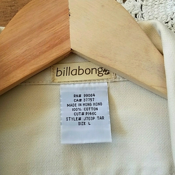 Vintage 90s Billabong Light Spring Trench Coat - Picture 10 of 12